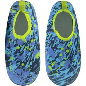 Civil Kék-zöldmintás fiú strandcipő
