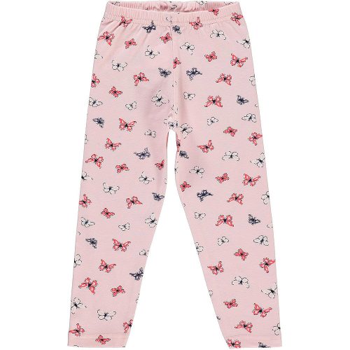 Civil Pillangós rózsaszín kislány leggings