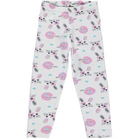 Civil Nyuszis fehér kislány leggings