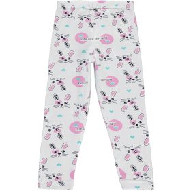 Civil Nyuszis fehér kislány leggings