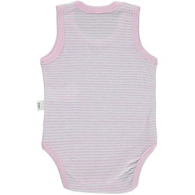 Civil Rózsaszíncsíkos baba body