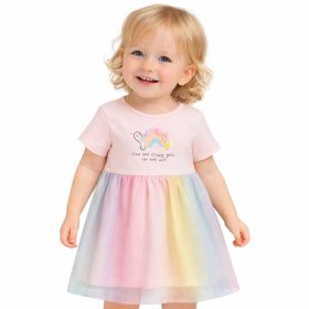 Civil Szivárványos barack baba tüllruha