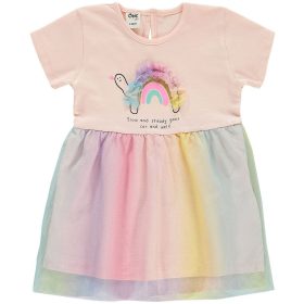 Civil Szivárványos barack baba tüllruha