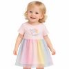 Civil Szivárványos barack baba tüllruha