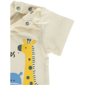 Civil Állatos bézs-zöld baba szett