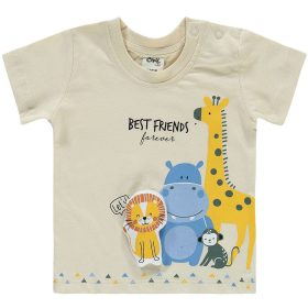 Civil Állatos bézs-zöld baba szett