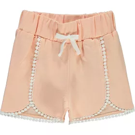 Civil Csipkés barack kislány short