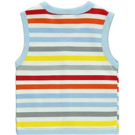 Civil Kékszélű csíkos baba mellény