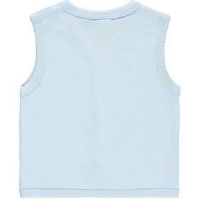 Civil Born to be wild kék baba mellény