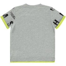 Civil Project szürke kisfiú póló