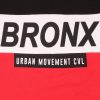 Civil Bronx piros-fekete kisfiú póló