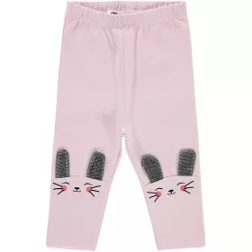 Civil Nyuszis rózsaszín baba leggings