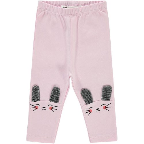 Civil Nyuszis rózsaszín baba leggings