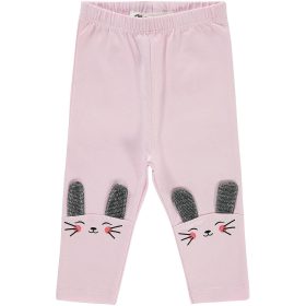 Civil Nyuszis rózsaszín baba leggings