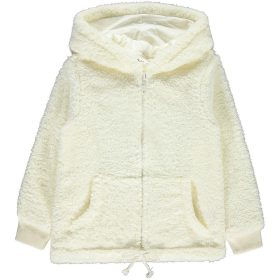 Civil Kapucnis ekrü kislány polár melegítőfelső