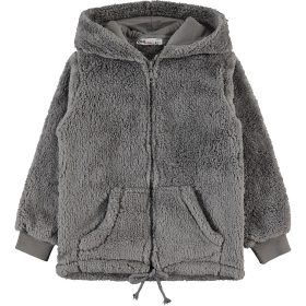 Civil Kapucnis szürke lány polár melegítőfelső