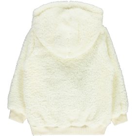 Civil Kapucnis ekrü kislány polár melegítőfelső