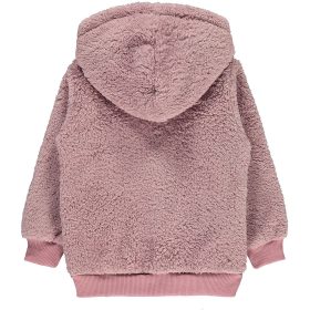 Civil Kapucnis mályva kislány polár melegítőfelső