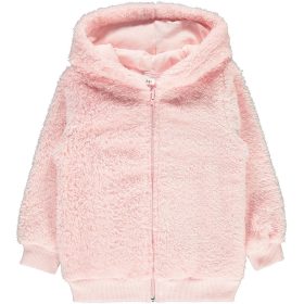 Civil Kapucnis rózsaszín kislány polár melegítőfelső