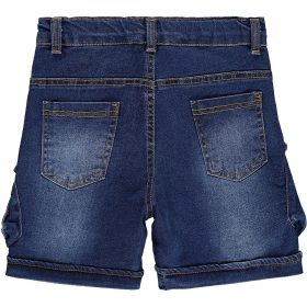 Civil Zsebes kék fiú farmer rövidnadrág