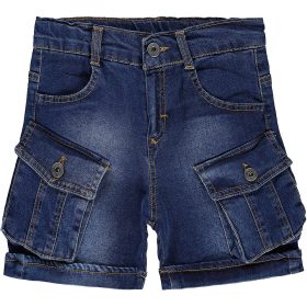 Civil Zsebes kék fiú farmer rövidnadrág