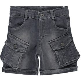 Civil Zsebes szürke fiú farmer rövidnadrág