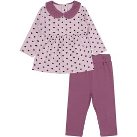 Civil Pöttyös-lila baba szett