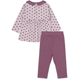 Civil Pöttyös-lila baba szett