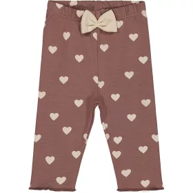 Civil Szíves sötét mályva baba leggings