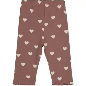 Civil Szíves sötét mályva baba leggings