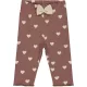 Civil Szíves sötét mályva baba leggings