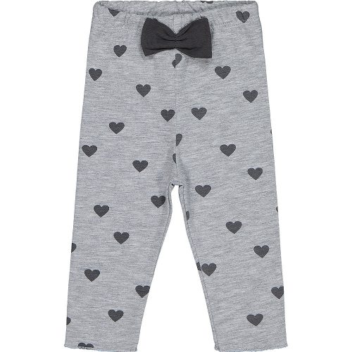 Civil Szíves szürke baba leggings