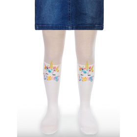 Civil Unikornis fehér kislány harisnyanadrág