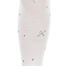 Civil Masnis-pöttyös fehér baba harisnyanadrág