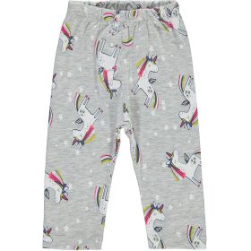Civil Unikornis szürke baba leggings