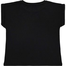 Civil Strasszos fekete lány felső