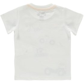 Civil Munkagépes fehér baba póló