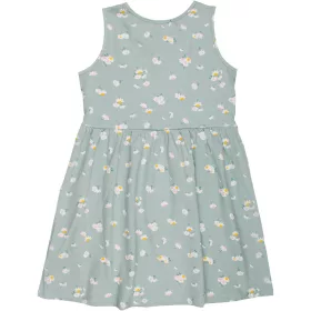 Civil Virágos zöld kislány ruha