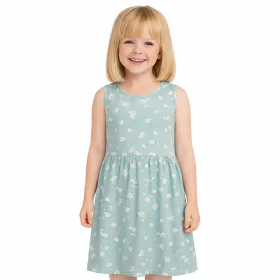 Civil Virágos zöld lány ruha