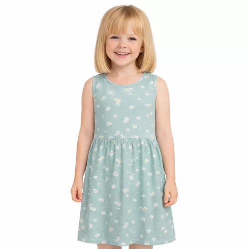 Civil Virágos zöld lány ruha