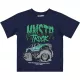 Civil Monster truck sötétkék kisfiú póló