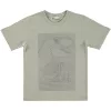 Civil Dínós kheki fiú póló