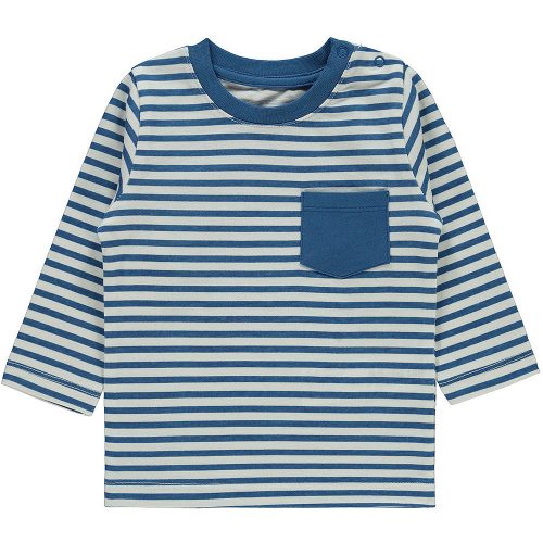 Civil Kékcsíkos baba felső