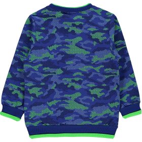 Civil Focis kék kisfiú pulóver