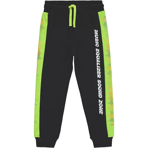 Civil Music fekete-neon kamasz melegítőnadrág