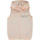 Civil Kapucnis halvány barack lány mellény