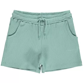 Civil Bordázott zöld lány short