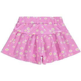 Civil Virágos rózsaszín kislány short