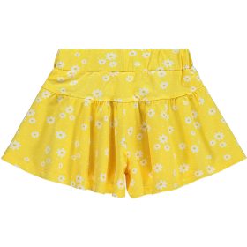 Civil Virágos sárga kislány short