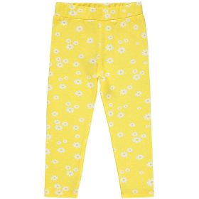 Civil Virágos sárga kislány leggings